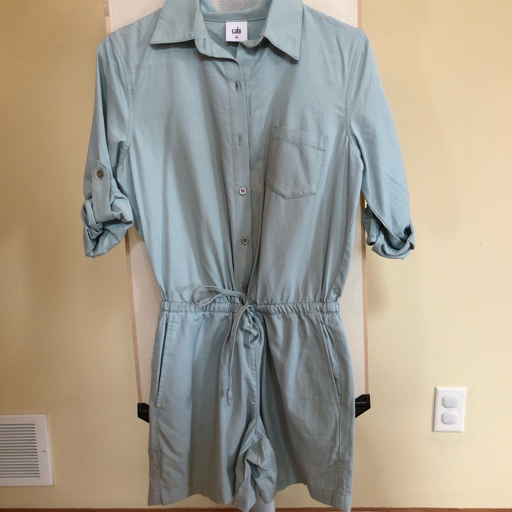 Cabi utility style romper. Never been worn. - Picture 1 of 4